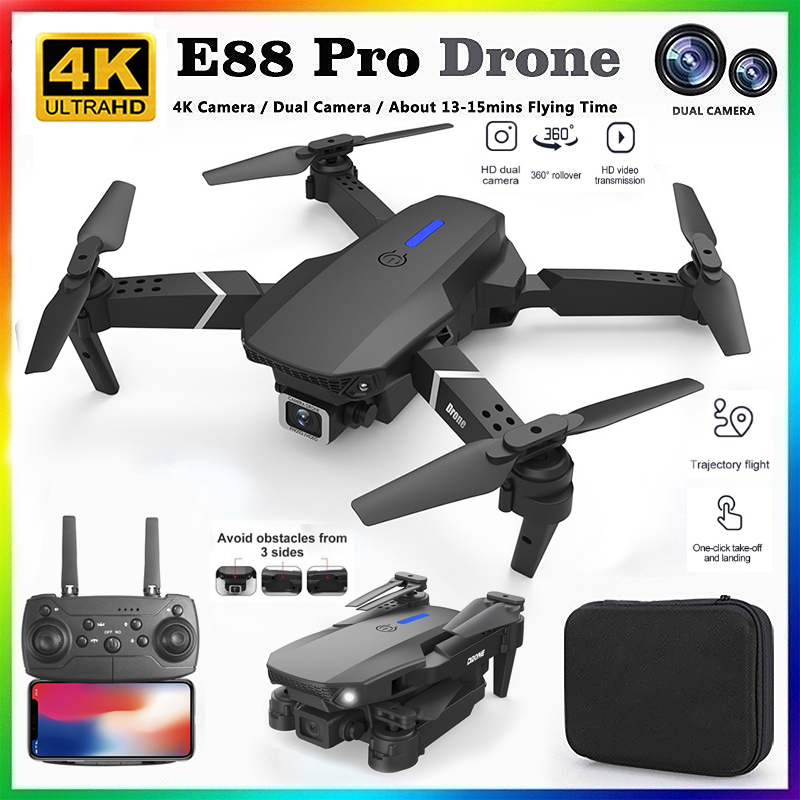 Drone Surveying - โดรนรุ่นใหม่ E88 ปี 2026 ระดับมืออาชีพ ความละเอียด