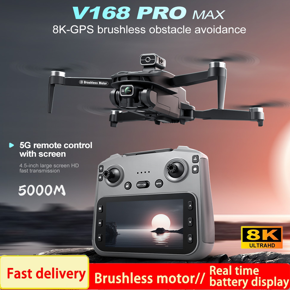Drone Photogrammetry - โดรน 2025 V168 Pro MAX GPS
