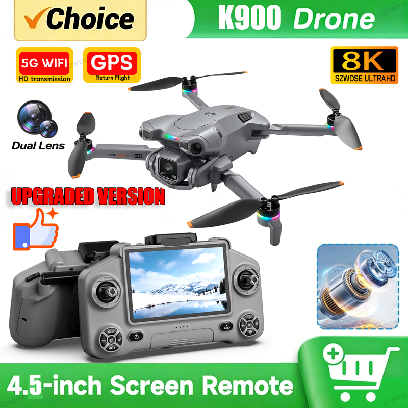Drone Cinematic - โดรน K900 MAX GPS รุ่นใหม่ พร้อมกล้อง