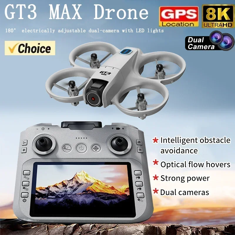 Drone Surveying - 2026 NEW GT3 Mini พร้อมโดรนพับได้ LED