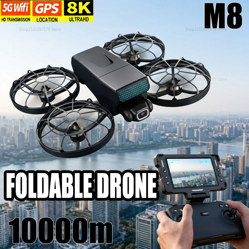 Drone Cinematic - โดรนรุ่นใหม่ M8 GPS 8K ระดับมืออาชีพ HD
