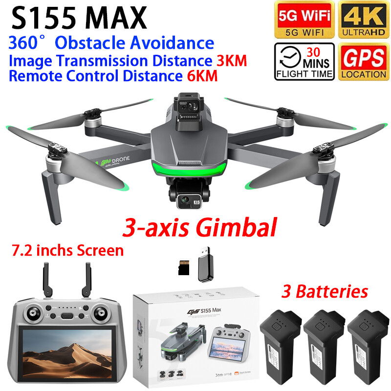 Drone Photogrammetry - โดรน S155 MAX GPS WIFI 3