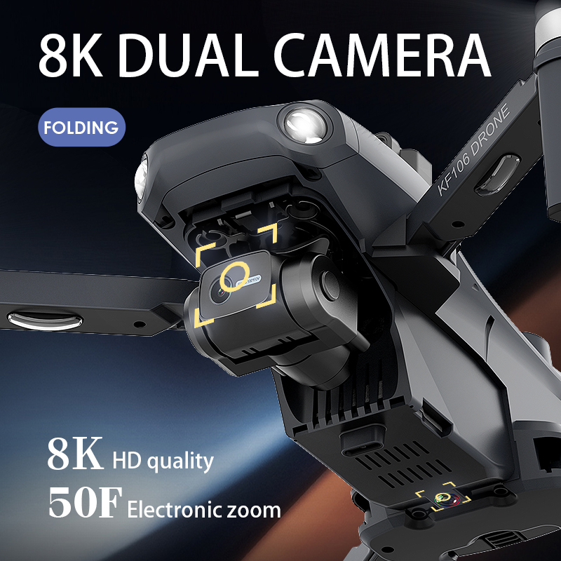 2022 ใหม่KF106 Max Drone 8K Pr - Drone Photogrammetry บทวิจารณ์และราคา