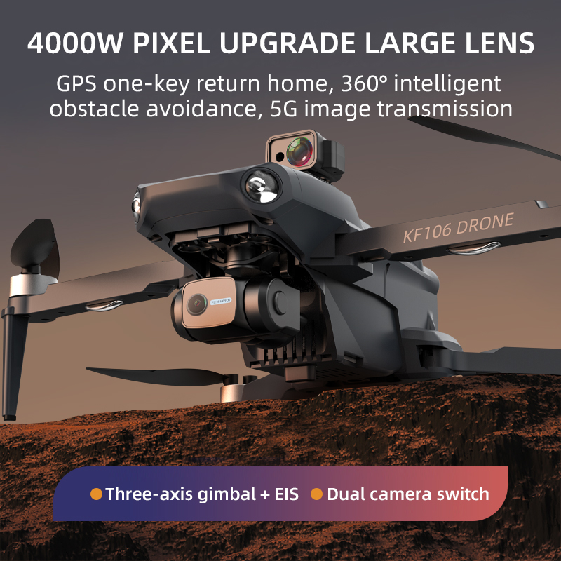 2022 ใหม่KF106 Max Drone 8K Pr - Drone Photogrammetry บทวิจารณ์และราคา