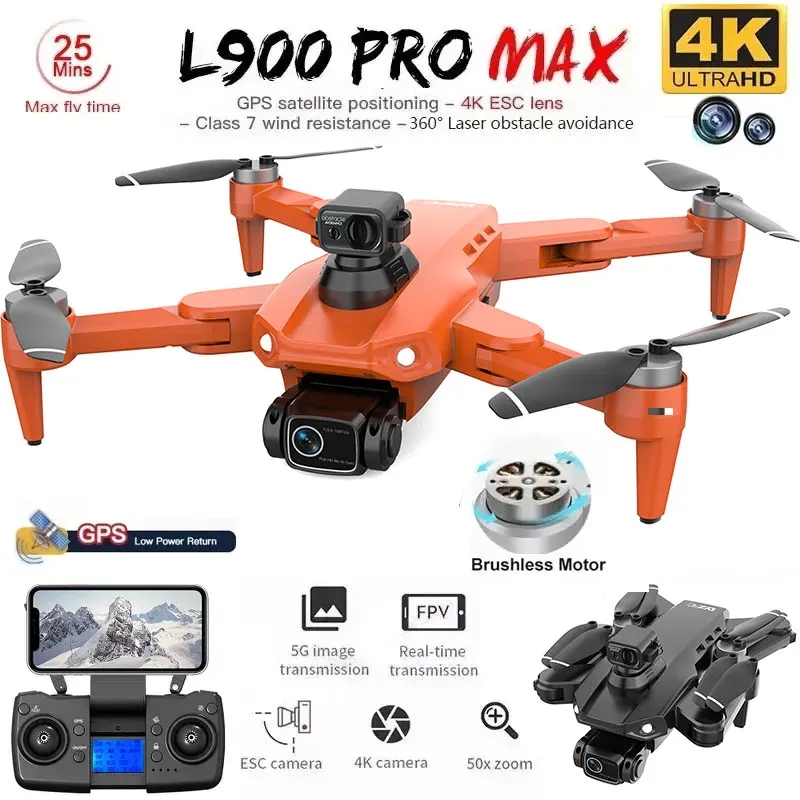 L900 Pro MAX GPS โดรน 4K Profe - Drone Surveying บทวิจารณ์และราคา