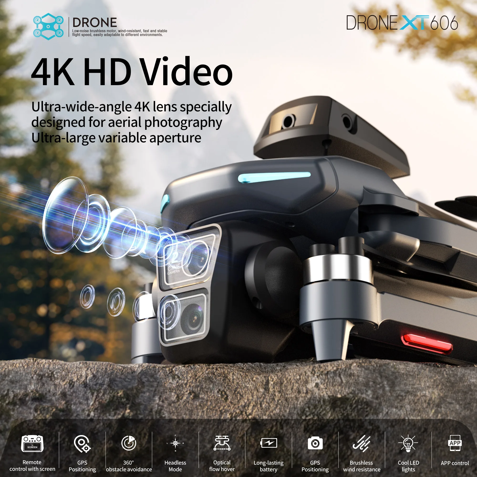 โดรน Lenovo XT606 ระดับมืออาชี - Drone Multispectral บทวิจารณ์และราคา