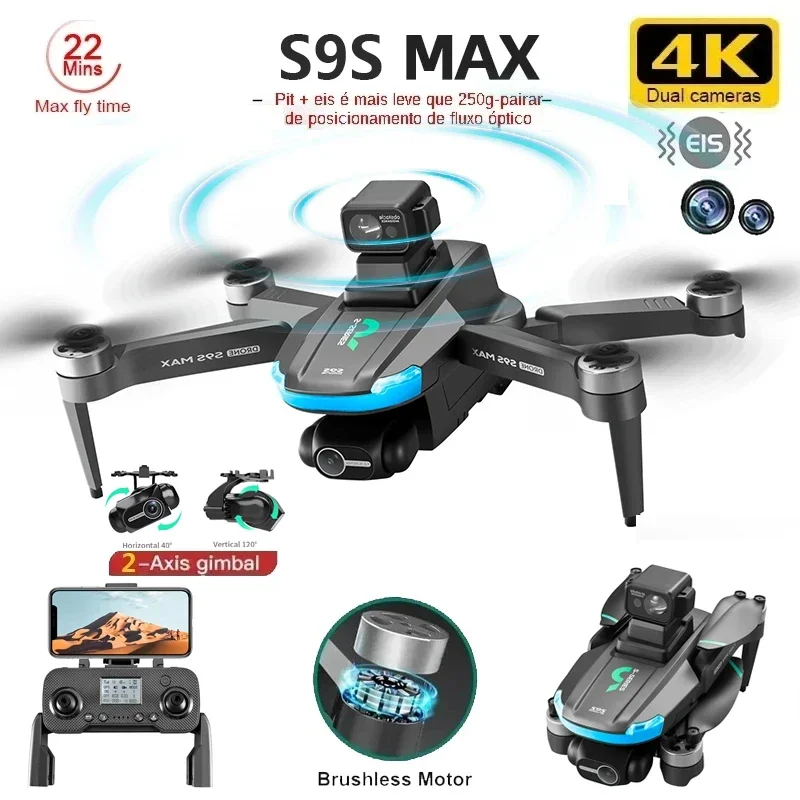 ใหม่S9S MAX MINI Drone 4K 2 แก - Drone Mapping บทวิจารณ์และราคา