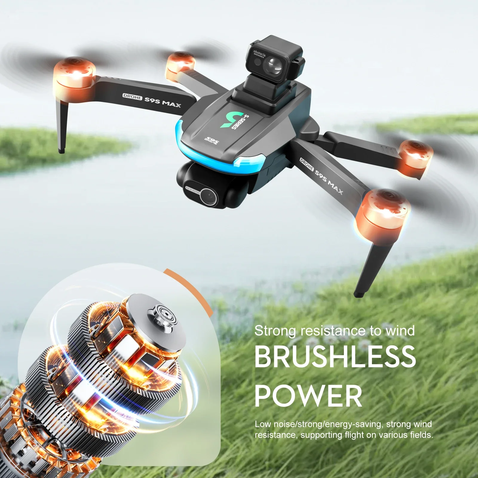 ใหม่S9S MAX MINI Drone 4K 2 แก - Drone Mapping บทวิจารณ์และราคา