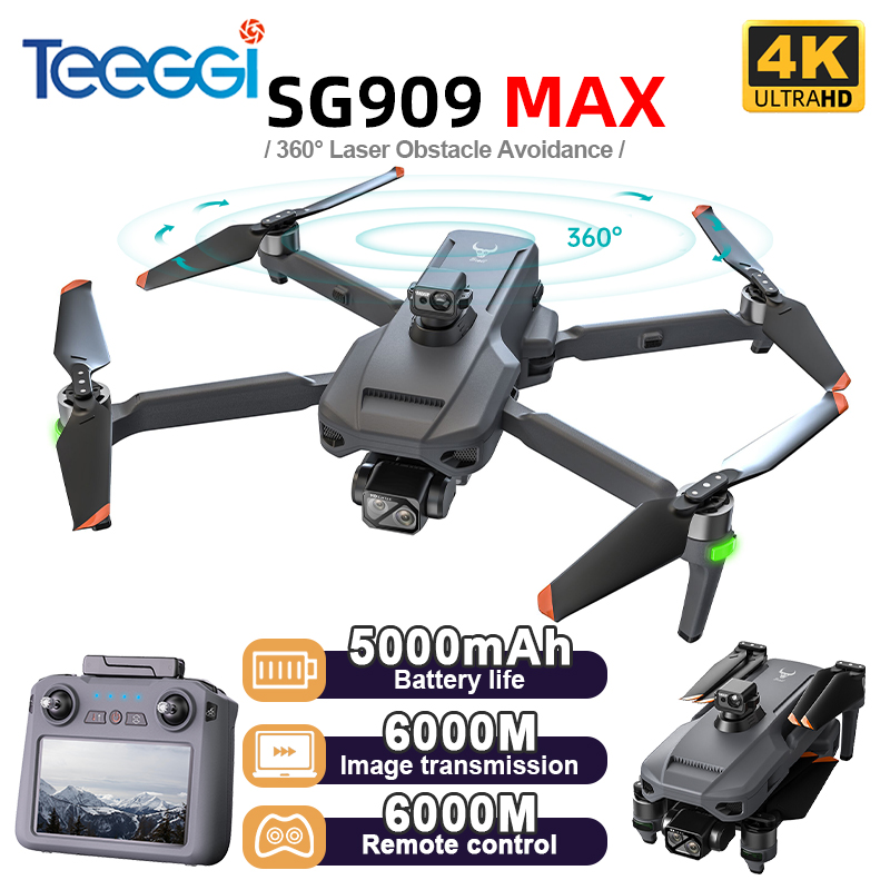 Teeggi SG909 MAX GPS Drone พร้ - Drone Thermal Imaging บทวิจารณ์และราคา
