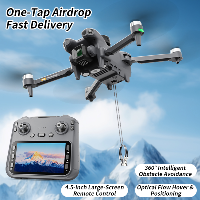 โดรน GPS อัจฉริยะ จอภาพ 4.5 นิ - Drone Multispectral บทวิจารณ์และราคา
