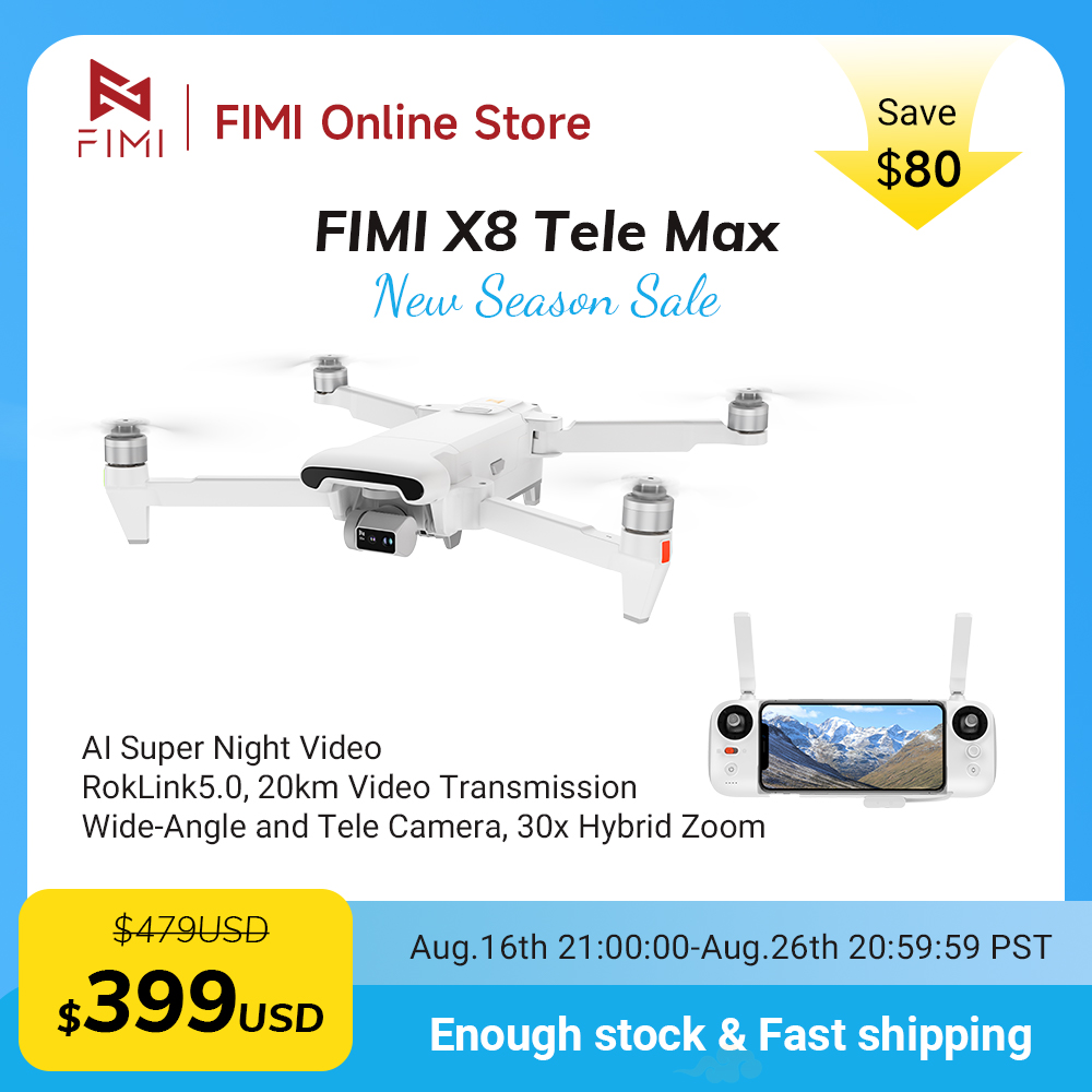 โดรน FIMI X8 Tele Max 4K ระดับ - Drone Thermal Imaging บทวิจารณ์และราคา